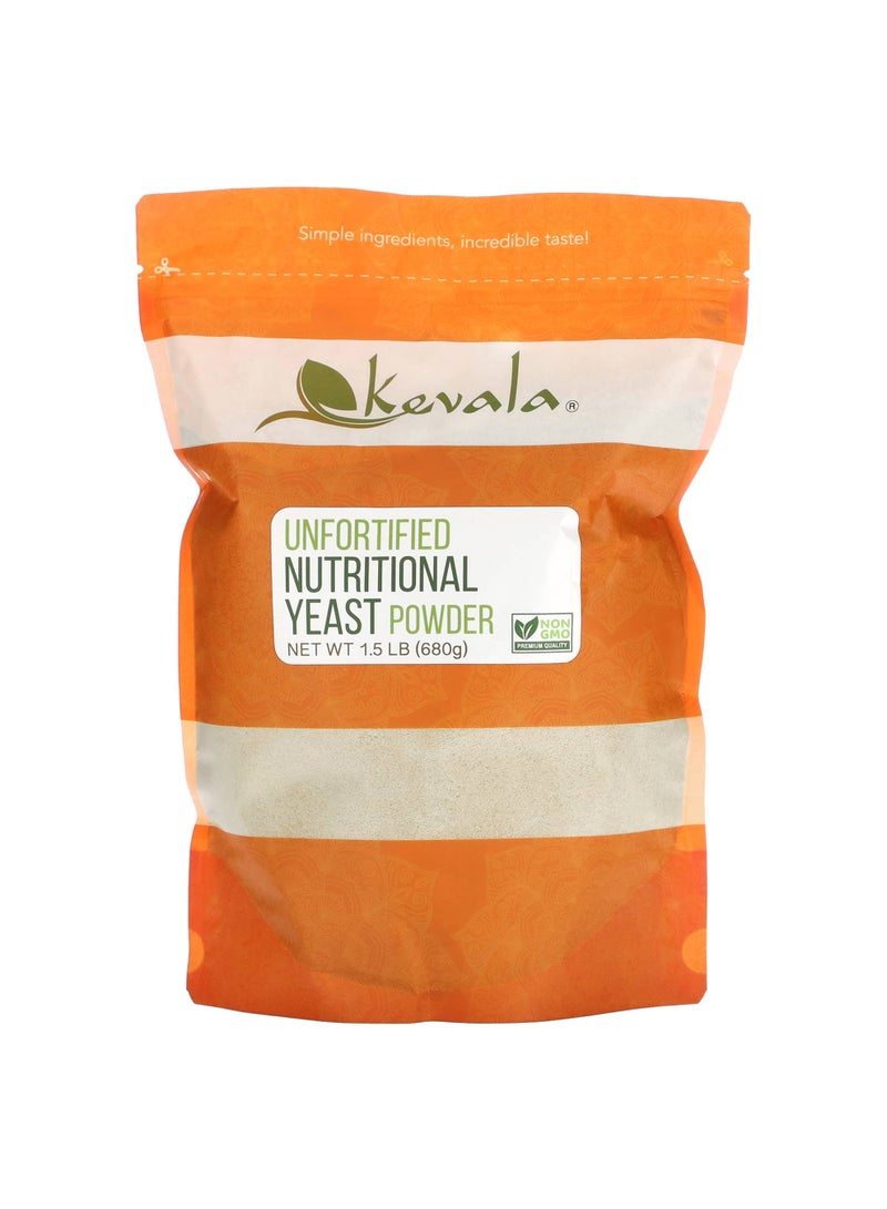 Unfortified Nutritional Yeast Powder, 1.5 lb (680 g)